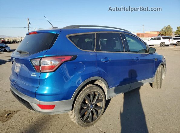 1FMCU0GD7HUC24649 2017 FORD ESCAPE Синий Задняя правая четверть