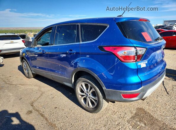 1FMCU0GD8HUD11427 2017 FORD ESCAPE Blue Trasero izquierdo