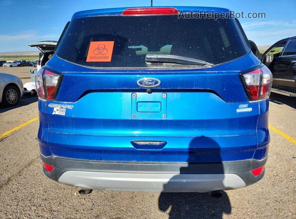 1FMCU0GD8HUD11427 2017 FORD ESCAPE Blue Vista trasera
