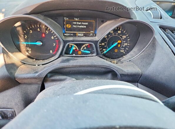 1FMCU0GD8HUD11427 2017 FORD ESCAPE Blue Vista del cuadro de instrumentos
