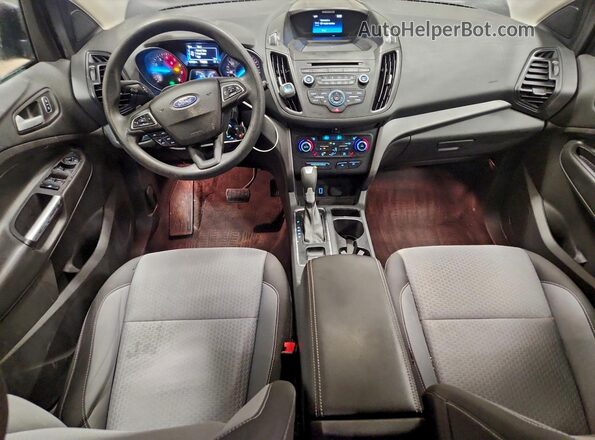 1FMCU0GD9HUB14749 2017 FORD ESCAPE Black Widok deski rozdzielczej