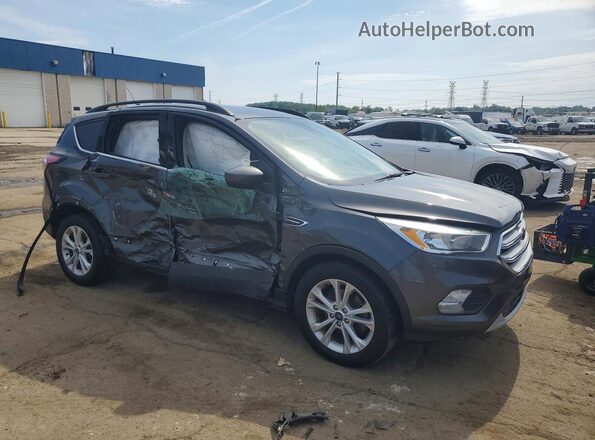1FMCU0GD9JUC02822 2018 FORD ESCAPE Gray Передня права чверть