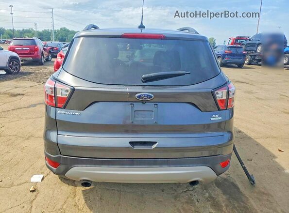 1FMCU0GD9JUC02822 2018 FORD ESCAPE Gray Вид ззаду