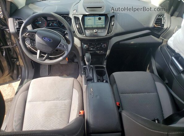 1FMCU0GD9JUC02822 2018 FORD ESCAPE Gray Вид панелі приладів