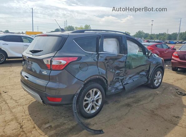 1FMCU0GD9JUC02822 2018 FORD ESCAPE Gray Задня права чверть