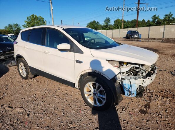 1FMCU0GDXHUB19216 2017 FORD ESCAPE White Przód prawy