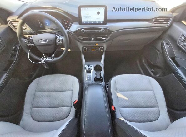 1FMCU0GN0PUA05930 2023 FORD ESCAPE Blue Dashboard view