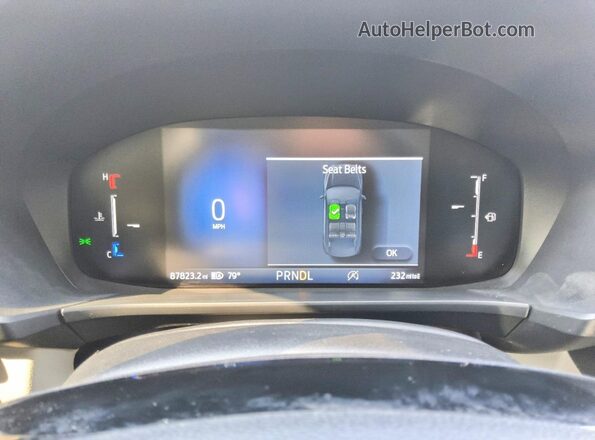 1FMCU0GN0PUA05930 2023 FORD ESCAPE Blue Instrument cluster view