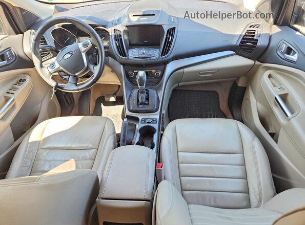 1FMCU0GX5GUC05591 2016 FORD ESCAPE Угольный Вид панели приборов