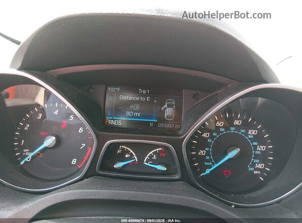 1FMCU0GX9GUA76304 2016 FORD ESCAPE White Vista de los asientos traseros