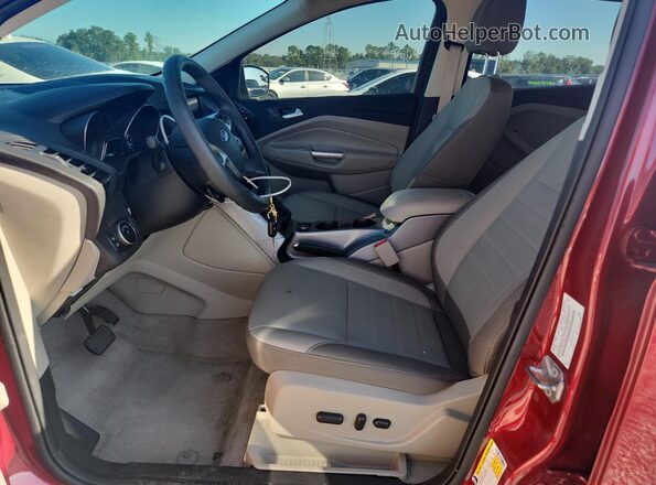 1FMCU0GX9GUB89816 2016 FORD ESCAPE Red წინა სალონის ხედი