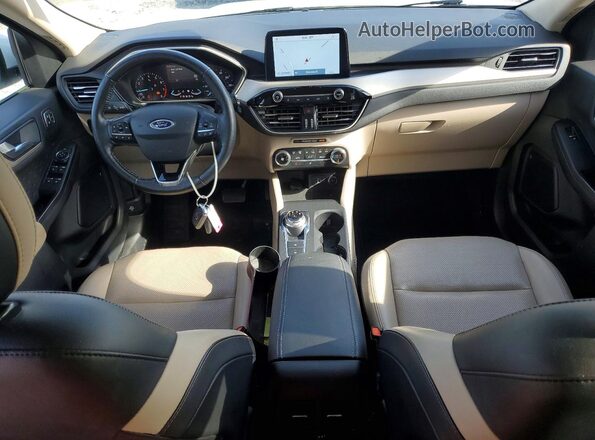 1FMCU0H60LUC05546 2020 FORD ESCAPE White Առջևի վահանակի տեսք
