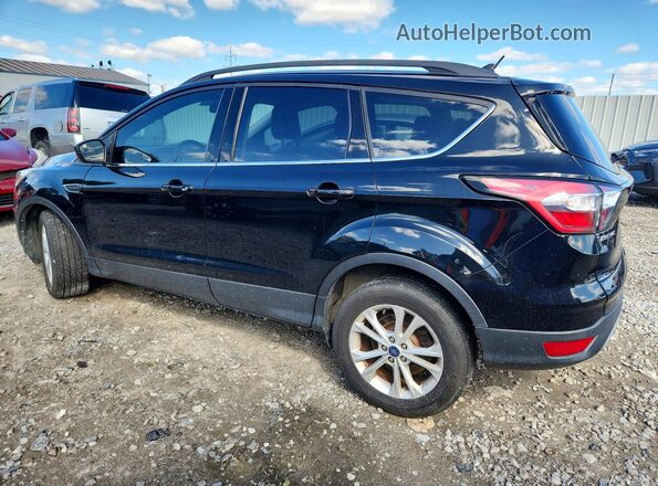 1FMCU0HD0JUB80790 2018 FORD ESCAPE Black Tył lewy