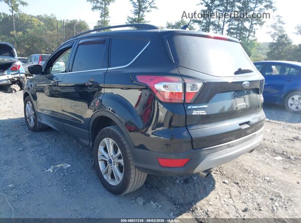 1FMCU0HD1JUB19786 2018 FORD ESCAPE Black Trasero izquierdo