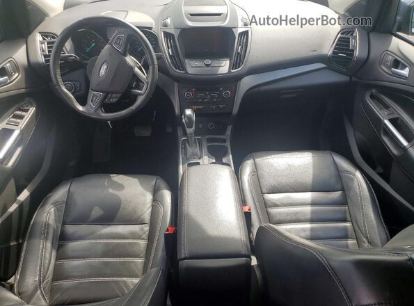 1FMCU0HD2JUC81636 2018 FORD ESCAPE Blue Vista del salpicadero