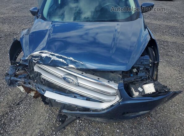 1FMCU0HD2JUC81636 2018 FORD ESCAPE Blue Vista del compartimento del motor