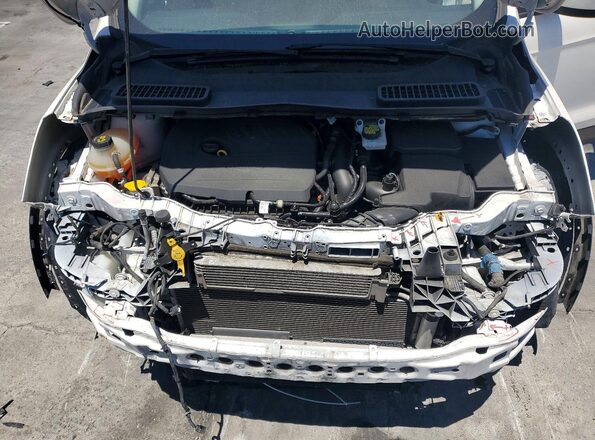 1FMCU0HD7JUB13880 2018 FORD ESCAPE Белый Вид задней части салона