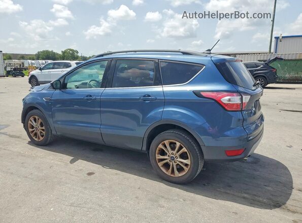 1FMCU0HD7JUB27536 2018 FORD ESCAPE Blue Tył lewy