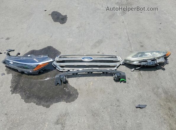 1FMCU0HD7JUB27536 2018 FORD ESCAPE Blue Widok naklejki z numerem VIN