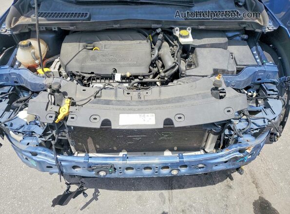1FMCU0HD7JUB27536 2018 FORD ESCAPE Blue Widok komory silnika