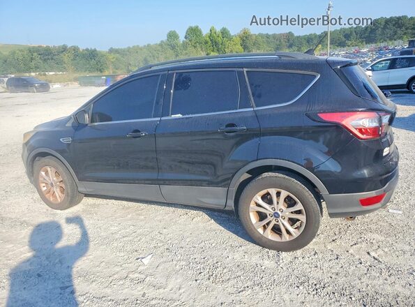 1FMCU0HDXJUA17323 2018 FORD ESCAPE Black Trasero izquierdo