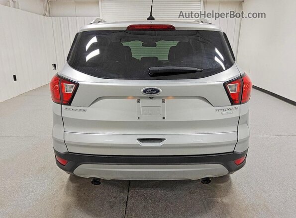 1FMCU0J97KUA35754 2019 FORD ESCAPE Silver Vista trasera