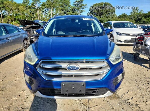 1FMCU0JD2HUA46741 2017 FORD ESCAPE Синий Вид спереди