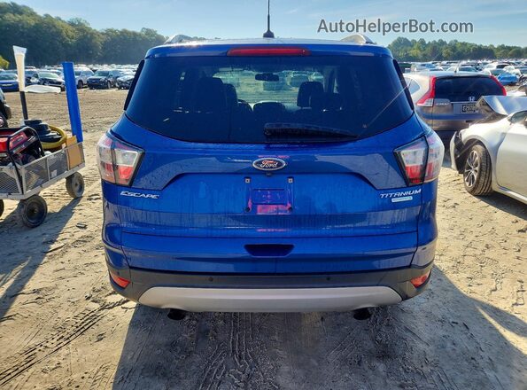 1FMCU0JD2HUA46741 2017 FORD ESCAPE Синий Вид сзади