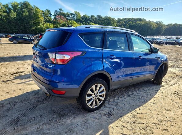 1FMCU0JD2HUA46741 2017 FORD ESCAPE Синий Задняя правая четверть