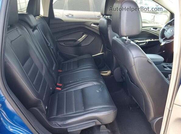 1FMCU0JD4HUE55064 2017 FORD ESCAPE Синий Вид задней части салона