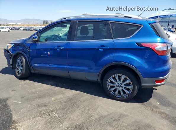 1FMCU0JD4HUE55064 2017 FORD ESCAPE Синий Задняя левая четверть