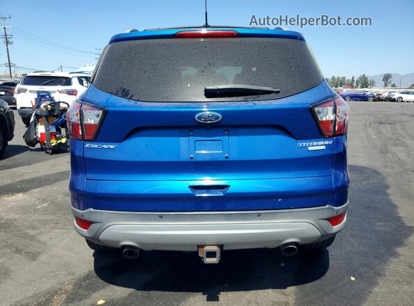 1FMCU0JD4HUE55064 2017 FORD ESCAPE Синий Вид сзади