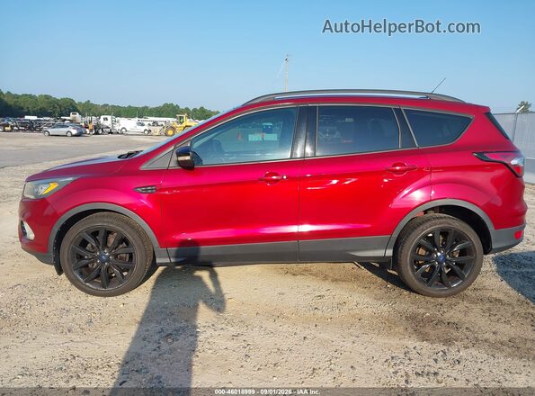 1FMCU0JD8HUA09063 2017 FORD ESCAPE Красный Вид задней части салона