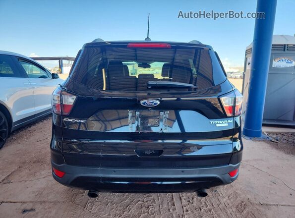 1FMCU0JDXHUE66313 2017 FORD ESCAPE Black Widok z tyłu