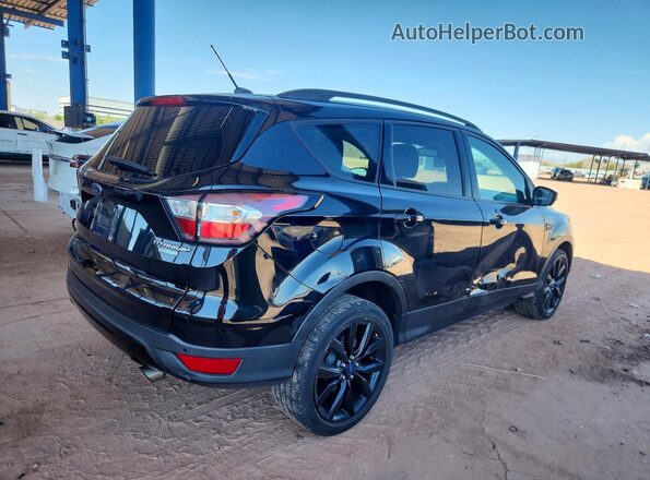 1FMCU0JDXHUE66313 2017 FORD ESCAPE Black Tył prawy