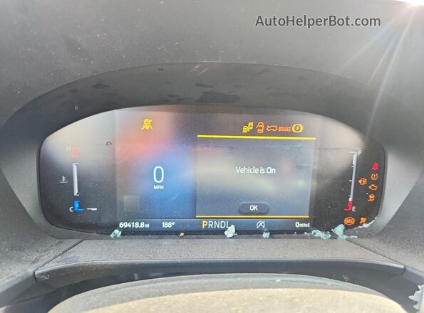 1FMCU0MN0RUB01094 2024 FORD ESCAPE Black ხელსაწყოთა პანელის ხედი