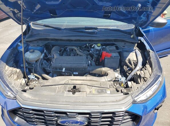 1FMCU0MN4PUA67464 2023 FORD ESCAPE Blue Engine compartment view