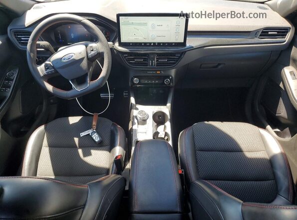 1FMCU0MN4PUA67464 2023 FORD ESCAPE Blue Dashboard view