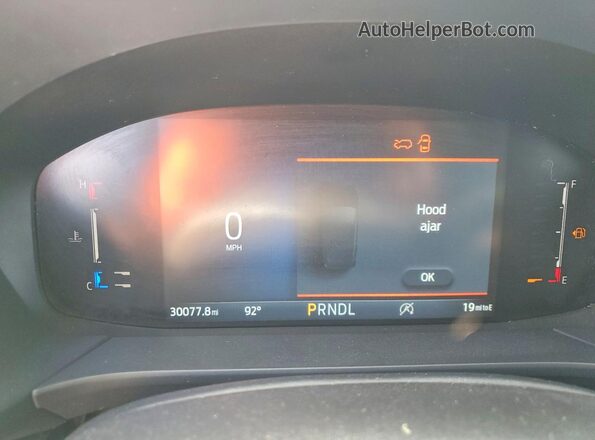 1FMCU0MN6PUA42386 2023 FORD ESCAPE Blue Instrument cluster view