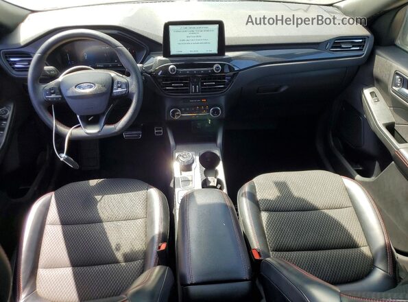 1FMCU0MN6PUA42386 2023 FORD ESCAPE Blue Dashboard view