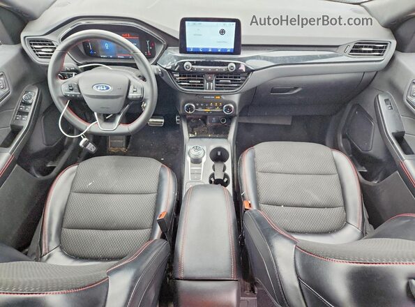 1FMCU0MN8PUA79570 2023 FORD ESCAPE White Вид панелі приладів