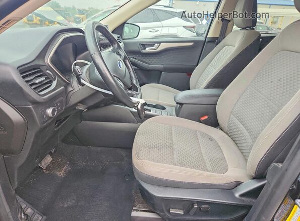 1FMCU9BZ2LUC49054 2020 FORD ESCAPE Black წინა სალონის ხედი