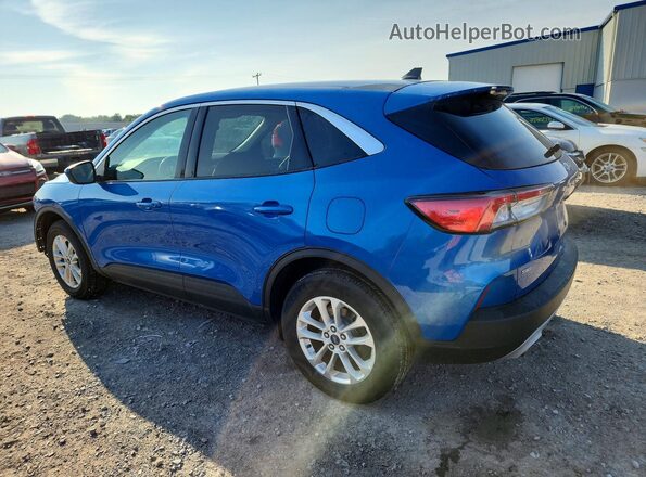 1FMCU9BZ2MUA23808 2021 FORD ESCAPE Blue Trasero izquierdo