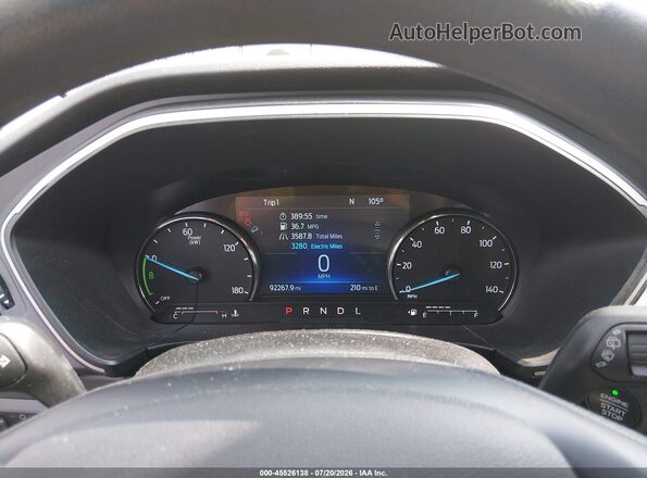 1FMCU9BZ2MUA67579 2021 FORD ESCAPE White Widok tylnych siedzeń
