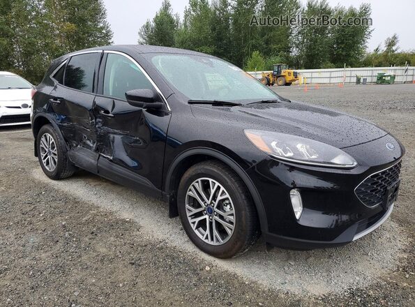 1FMCU9CZ0NUB28394 2022 FORD ESCAPE Черный Передняя правая четверть