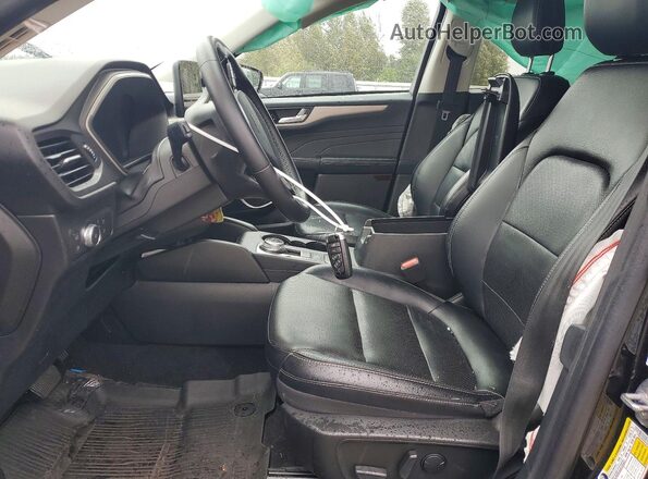 1FMCU9CZ0NUB28394 2022 FORD ESCAPE Черный Вид салона спереди