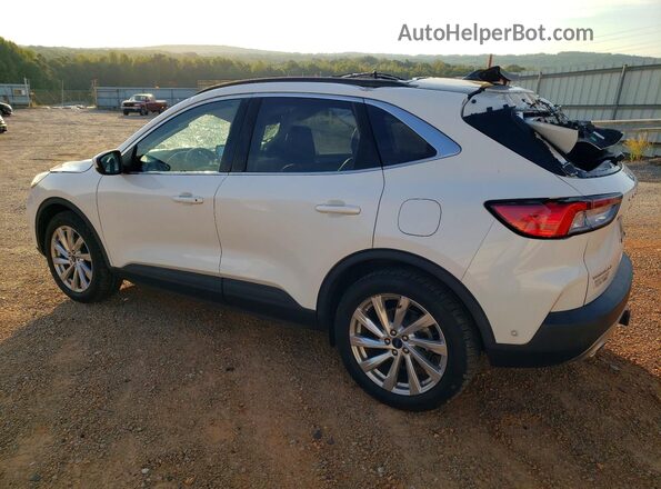 1FMCU9DZ0MUA40359 2021 FORD ESCAPE Белый Задняя левая четверть