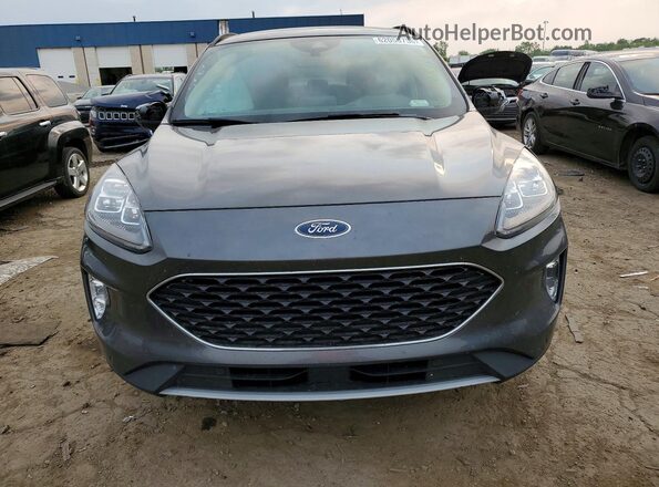 1FMCU9DZ2LUB64552 2020 FORD ESCAPE Gray Դիմացի տեսք