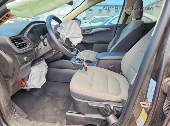 1FMCU9F64LUC40727 2020 FORD ESCAPE Charcoal Front interior view