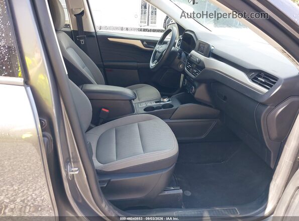 1FMCU9F64MUA73402 2021 FORD ESCAPE Gray წინა სალონის ხედი